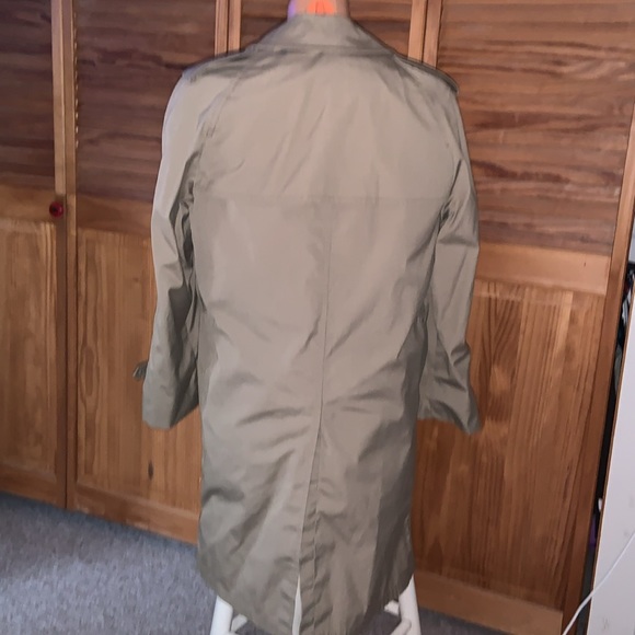 London Fog Maincoats trench coat double breasted with fleece liner 36 SHORT TAN - Picture 4 of 14